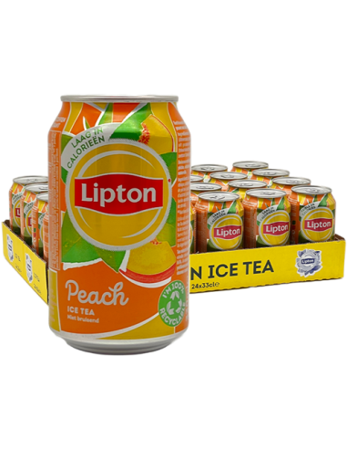 Lipton Ice Tea Peche 33CL CANS 24x33cl