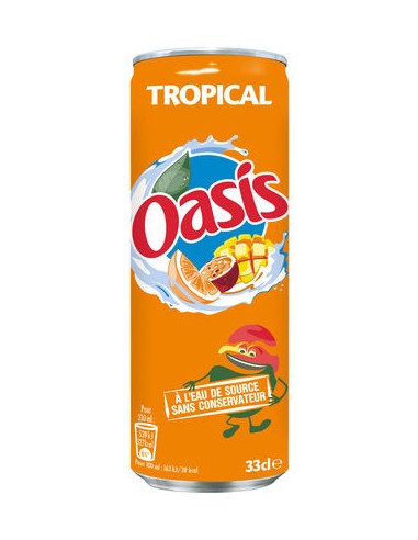 Oasis Tropical Cans 33 Cl