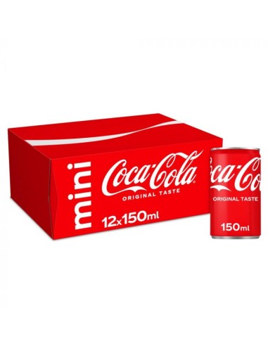 COCA COLA MINI CANS 150ML - 2X12