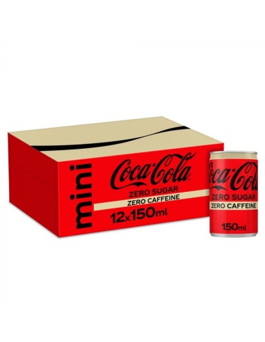 Coca-Cola Zéro Zéro Caféine canette 24 x 15cl