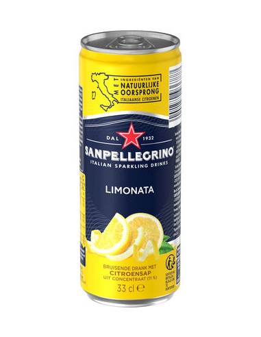 San Pellegrino Limonata 33CL CANS 1x24