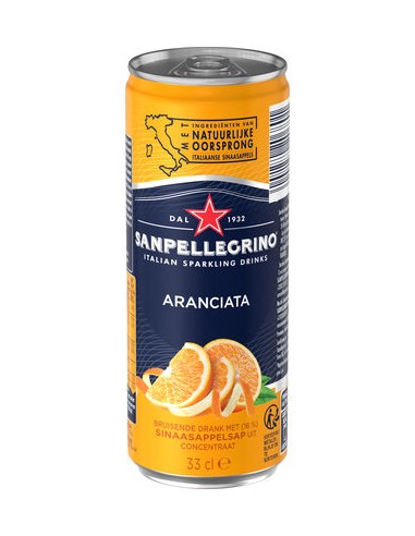 San Pellegrino Aranciata 33CL CANS 1x24