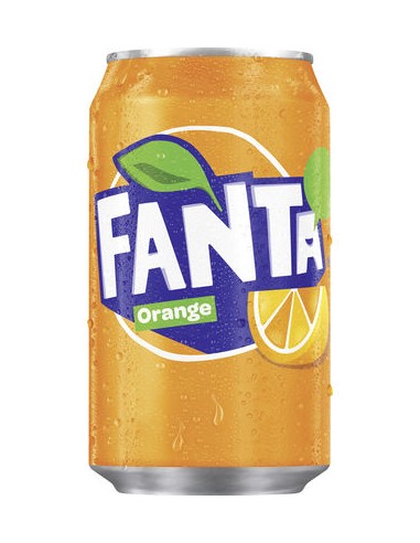 Fanta Orange 33CL CANS 24x33cl- VENDING