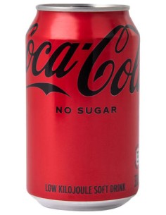 COCA COLA ZERO FAT CANS 33CL - 24
