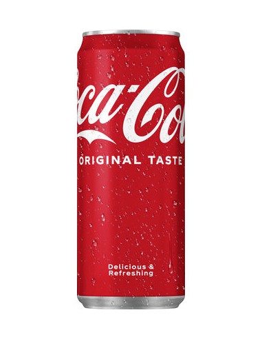 COCA COLA SLEEK CANS 33CL - 1x24