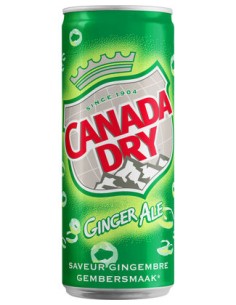 CANADA DRY SLEEK CANS 33CL - 4X6