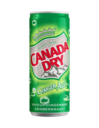 CANADA DRY SLEEK CANS 33CL - 4X6