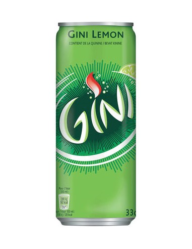Gini Bitter Lemon 33CL CANS