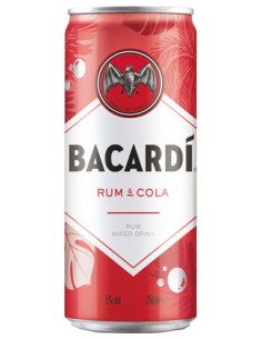 BACARDI-COLA 5° CANS 25CL - 24