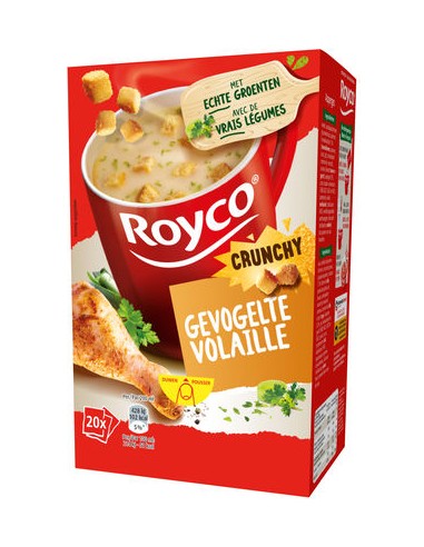 ROYCO CRUNCHY VOLAILLE - 20 sachets