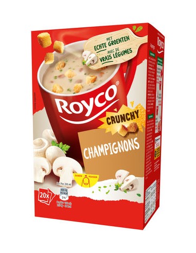 ROYCO CRUNCHY CHAMPIGNONS - 20x