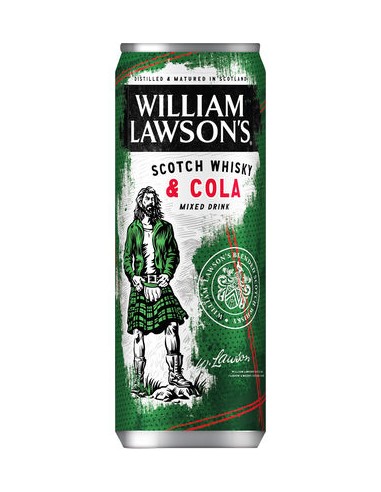 William Lawson Cola 25CL  CANS