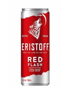 Eristoff Red Flash 25CL CANS 24x25cl
