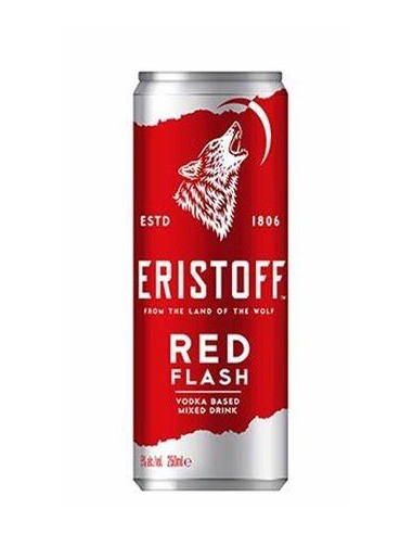 Eristoff Red Flash 25CL CANS 24x25cl
