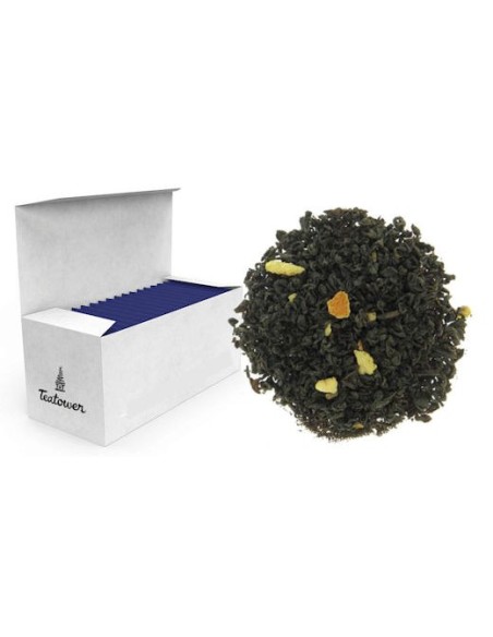 Teatower - Thé noir parfumé bergamote bleuet - Blue Earl Grey BIO-1X25 SACHETS