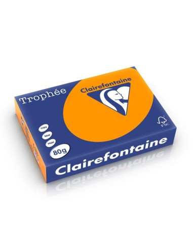 Clairefontaine A4 80GR Orange Vif 1761