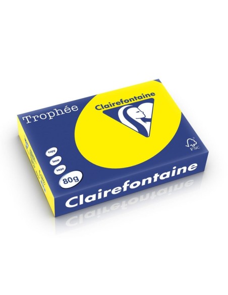 Clairefontaine  A4 80GR Jaune Soleil 1877