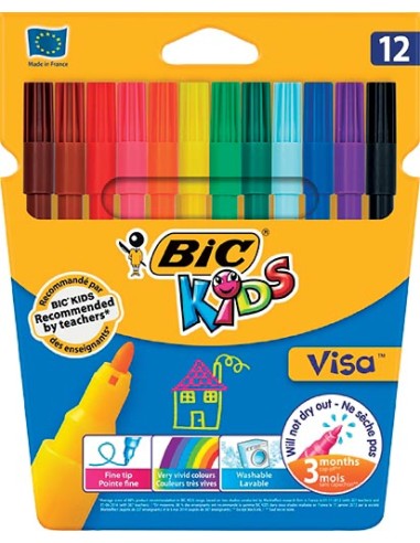 Stylo feutre Bic 12PCS