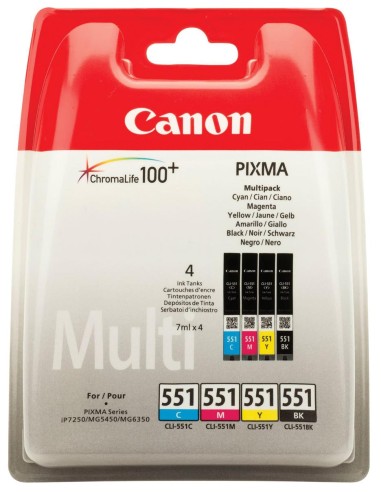 Canon Inkjet CLI-551 Mpack