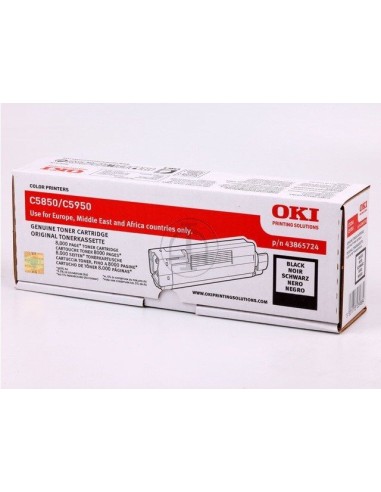 Oki cartouche laser  C-5850 noir