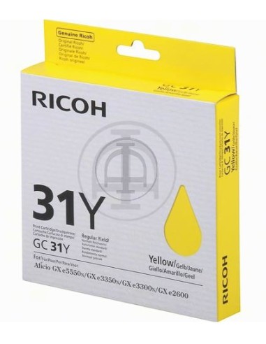 Ricoh cartouche gel 31Y jaune