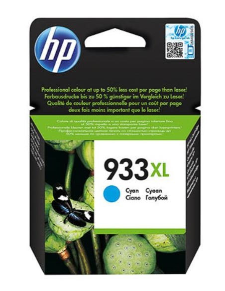 CN054AE BGX HP OJ6600 INK CYAN HC HP933XL 825pages high capacity