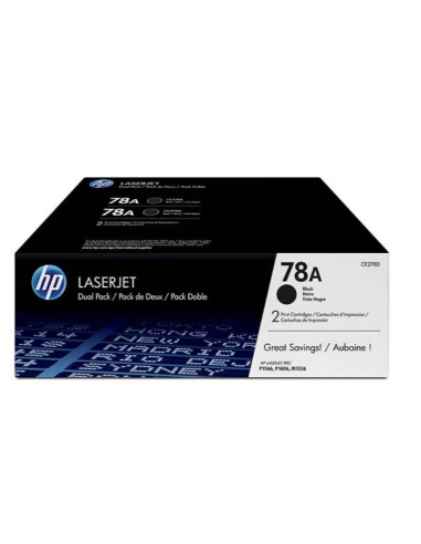 CE278AD HP LJ P1566 CARTRIDGE (2) BLACK HP78A 2x2100pages