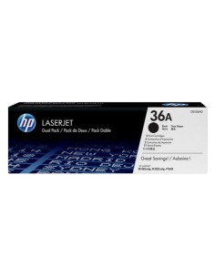 CB436AD HP LJ P1505 CARTRIDGE (2) BLACK HP36A 2x2000pages