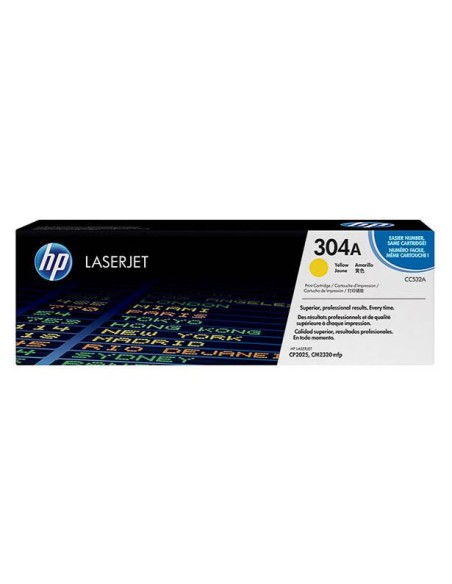 HP Toner  CC532A jaune