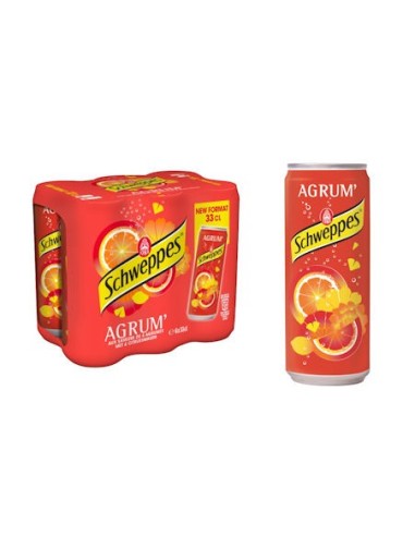 Schweppes Agrum 33CL CANS 24x33cl