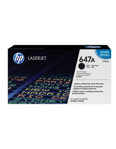 HP cartouche laser CE260A noir