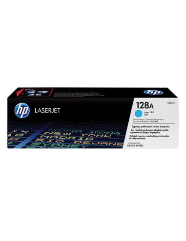 HP Toner 128A bleu cyan