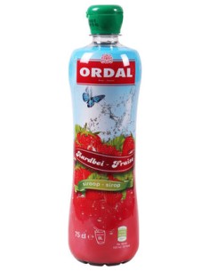 ORDAL SIROP DE FRAISE PET 75CL -1X