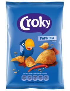 CROKY CHIPS paprika 20x40gr