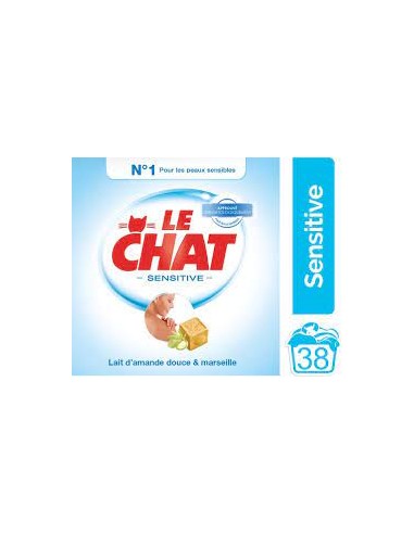 LE CHAT SENSITIVE  LESSIVE POUDRE -1X