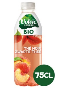 Volvic Bio The Noir Pêche 6 x 75CL