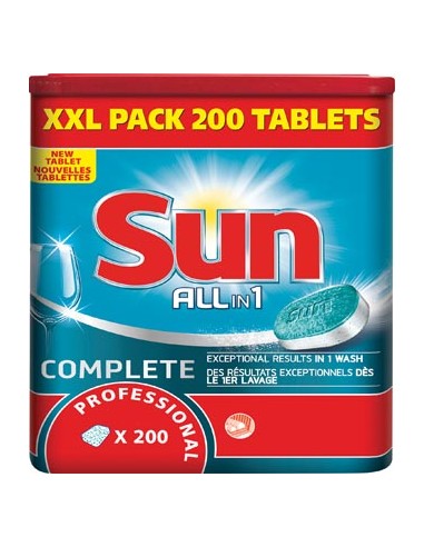 Sun tablettes lave-vaisselle All In One, paquet de 200 pièces-1X