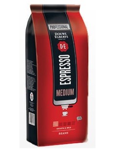 D-E ESPRESSO COFFEE MEDIUM ROAST 1KG  CAFE GRAINS-1X