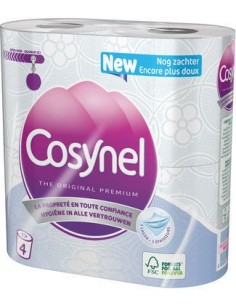 Papier Toilette Cosynel - 3 épaisseurs rouleaux (9 rouleaux)