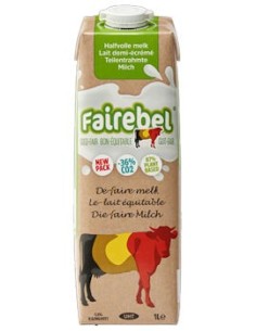 Fairebel Lait demi-écrémé 1L BRIK