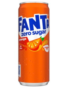 Fanta ZERO ORANGE 33CL CANS - 4x6