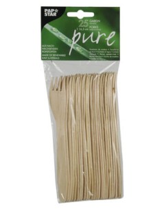 FOURCHETTES BOIS PURE 25PCS/16,5CM