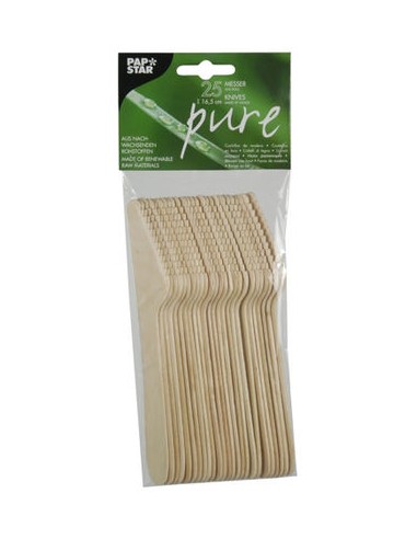 COUTEAUX BOIS PURE 25P/16,5CM