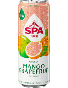 SPA FRUIT Mango Grapefruit Cans 25CL-1X24PCS 2
