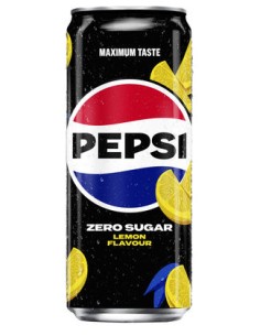 PEPSI ZERO LEMON SLEEK CANS 33CL - 4X6