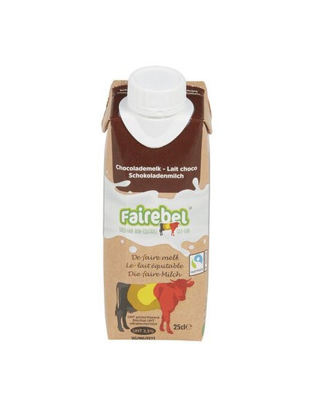FAIREBEL LAIT ENTIER CHOCOLAT 25CL - 12