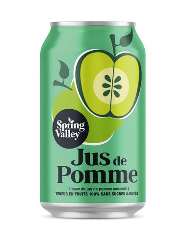 Cans SpringValley Pomme 33CL (1X24)