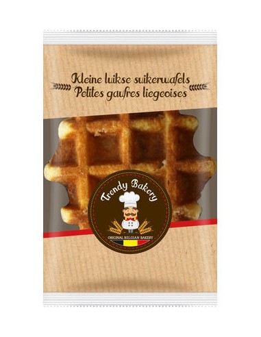 GAUFRE  DE LIEGE  AU SUCRE  CUISTOT 55 GR- 1x 30 pc ( emballage individuel)