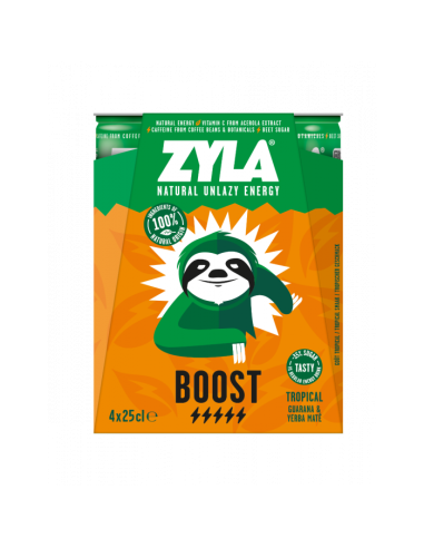 ZYLA BOOST TROPICAL CANS 25CL (1X4)