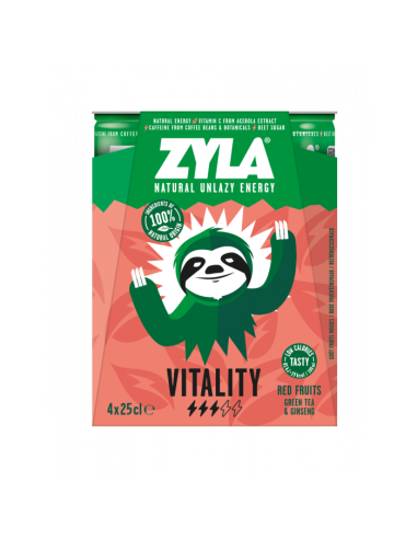 ZYLA RED FRUITS CANS 25CL (1X4)